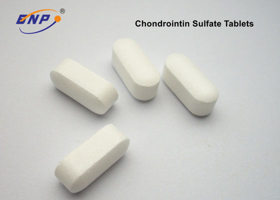 グルコサミンの硫酸塩のコンドロイチンの硫酸塩は白い1500mgを錠剤にする