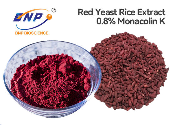 BNPの赤いイースト米小麦粉Monascus Purpureus Monacolin K 0.8%