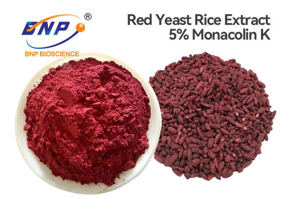 GMPは赤いイースト米5% Monacolin-K Monascus Purpureusを行った発酵させた
