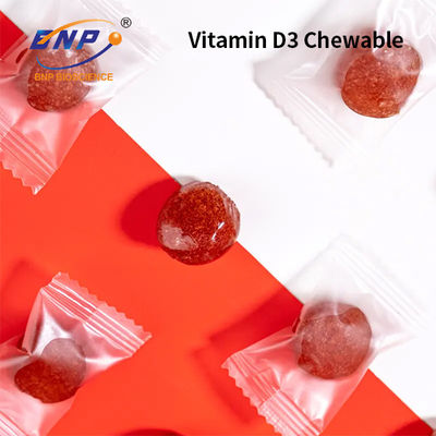 自然な味はビタミンD3のChewableカルシウム粘着性キャンデーを補う