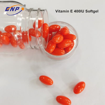 オレンジ健康の援助のビタミンE 1000のiUのカプセルのSoftgelの酸化防止剤
